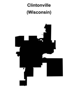 Clintonville (Wisconsin) boş ana hat haritası