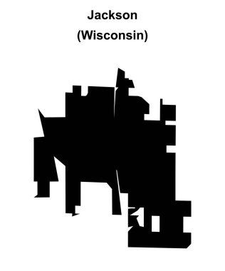 Jackson (Wisconsin) boş ana hat haritası