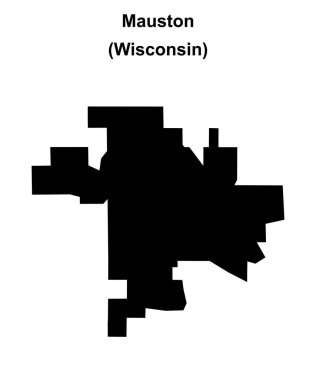 Mauston (Wisconsin) boş ana hat haritası