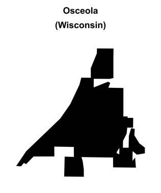 Osceola (Wisconsin) boş ana hat haritası