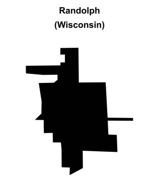 Randolph (Wisconsin) boş ana hat haritası