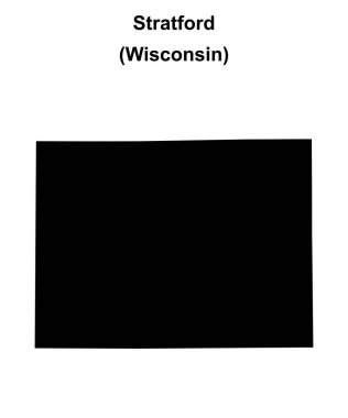 Stratford (Wisconsin) boş ana hat haritası