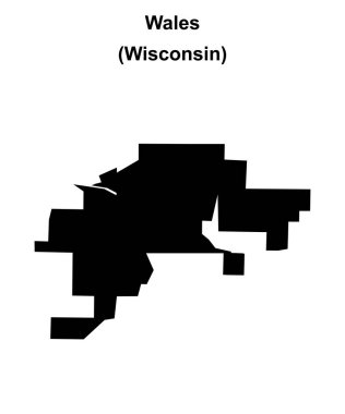 Galler (Wisconsin) boş ana hat haritası