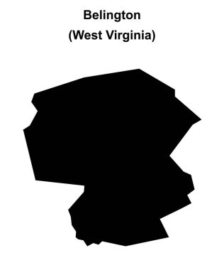 Belington (Batı Virginia) boş ana hat haritası