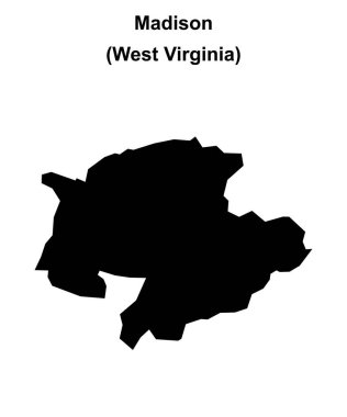 Madison (Batı Virginia) boş ana hat haritası