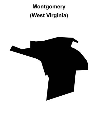 Montgomery (Batı Virginia) boş ana hat haritası