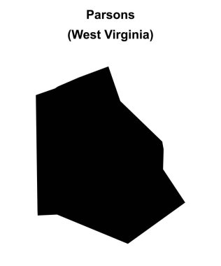 Parsons (Batı Virginia) boş ana hat haritası