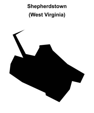 Shepherdstown (Batı Virginia) boş ana hat haritası