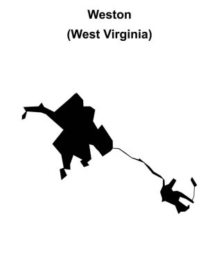 Weston (Batı Virginia) boş ana hat haritası