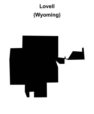 Lovell (Wyoming) boş ana hat haritası
