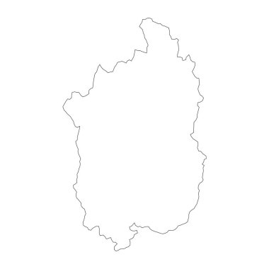 Shiga vilayeti boş çevre haritası