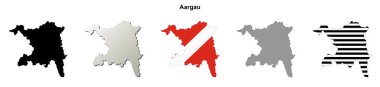 Aargau kantonu boş ana hat haritası ayarlandı