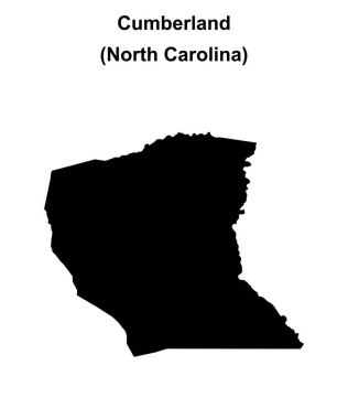 Cumberland County (Kuzey Carolina) boş ana hat haritası