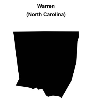 Warren County (Kuzey Carolina) boş ana hat haritası