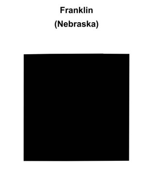 Franklin County (Nebraska) boş ana hat haritası