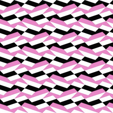 Üçlü şablon arkaplan - kusursuz soyut tekrarlayan vektör grafik tasarımı