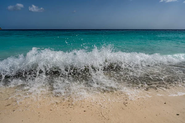 Beautiful Sea Waves Beach White Foam — Stock Photo, Image