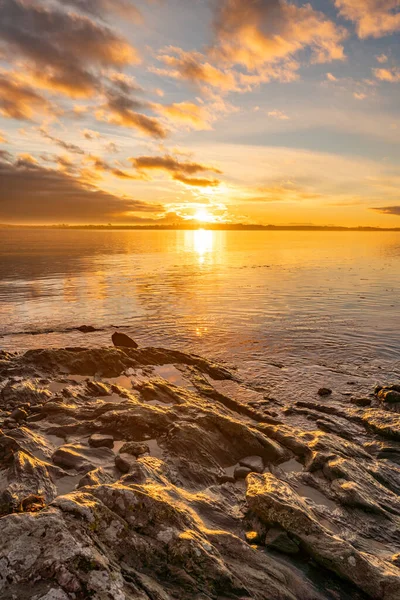 Zonsopgang Het Eiland Anglesey — Stockfoto