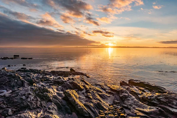 Nascer Sol Ilha Anglesey — Fotografia de Stock