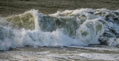 Rough weather off the Isle of Anglesey North Wales