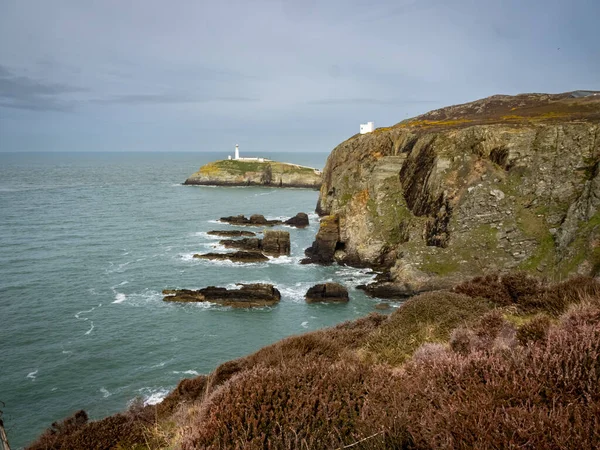 Phare South Stack Île Anglesey Pays Galles Nord — Photo