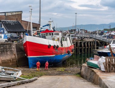 Liman kenti Mallaig 'in etrafındaki görüntüler