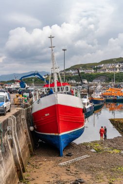 Liman kenti Mallaig 'in etrafındaki görüntüler