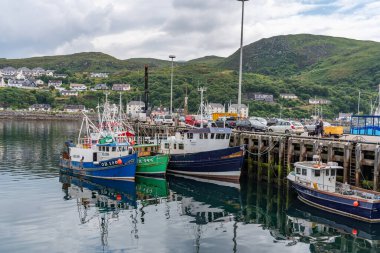 Liman kenti Mallaig 'in etrafındaki görüntüler