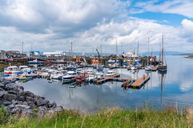 Liman kenti Mallaig 'in etrafındaki görüntüler