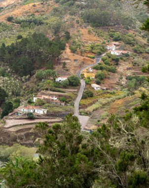 La Gomera Adası 'nın, Caneries' in etrafını geziyor.