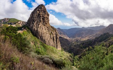 La Gomera Adası 'nın, Caneries' in etrafını geziyor.