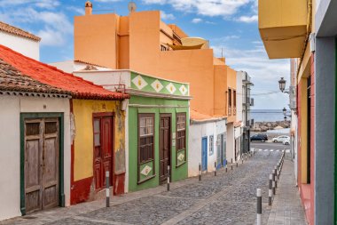 SantoAnto çevresindeki manzaralar bir Cape Verde Adası