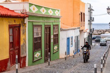 SantoAnto çevresindeki manzaralar bir Cape Verde Adası