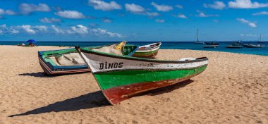 Santa Maria 'nın manzarası, Sal Adası, Cape Verde