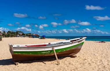 Santa Maria 'nın manzarası, Sal Adası, Cape Verde