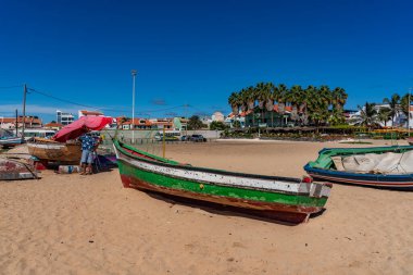 Santa Maria 'nın manzarası, Sal Adası, Cape Verde