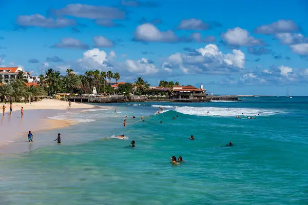 Santa Maria 'nın manzarası, Sal Adası, Cape Verde