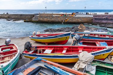 SantoAnto çevresindeki manzaralar bir Cape Verde Adası