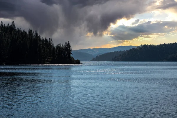 View Chatcolet Lake Idaho — Stock Photo, Image