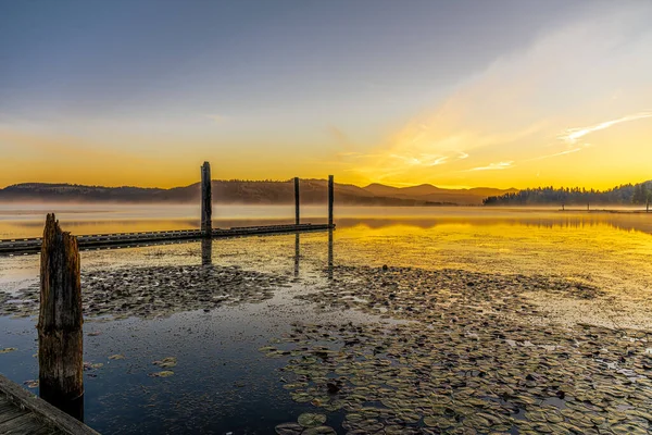 stock image Chatcolet Lake in Early Fall in Idaho