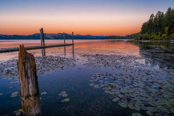 Chatcolet Lake Evening Fall — Stock Photo, Image