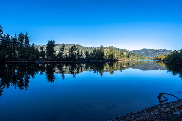 Springstonleden Längs Floden Coeur Alene Idaho — Stockfoto