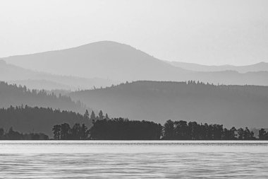 Baharda Orta Idaho 'da manzara