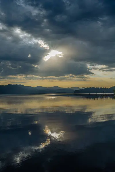 Lago Chatcolet Parque Estatal Heyburn Idaho — Foto de Stock