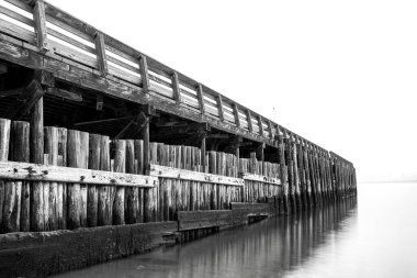 Fort Worden Eyalet Parkı 'ndaki Deniz Bilim Merkezi İskelesi