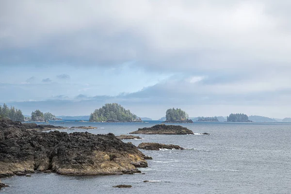 Vancouver Adası Nın Batı Kıyısındaki Kıyı Şeridi — Stok fotoğraf