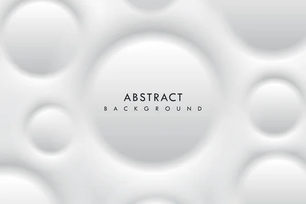 Gradiente Abstracto Blanco Vectorial Con Fondo Textura Círculo — Vector de stock