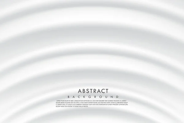 Vector Abstracte Curve Wit Grijs Zachte Golf Achtergrond — Stockvector