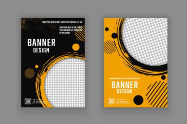 Vector template circle grunge texture with overlay. Abstract frame pattern element grunge shape clipping mask.	