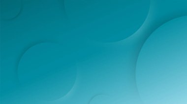 Geometrik yuvarlak gölge dokusu Deniz yeşil eğimli arkaplan